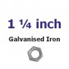 1 1/4 inch Galvanised 